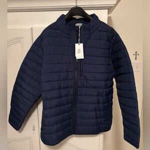 Men's Navy Puffer Jacket